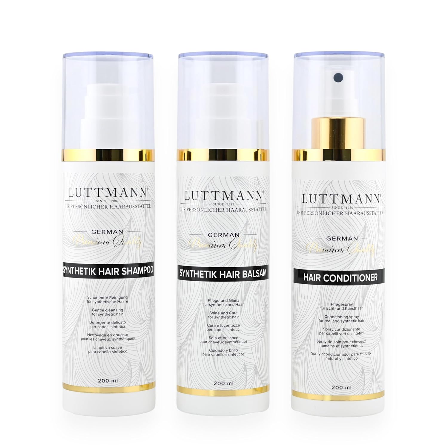 LUTTMANN® Synthetik Hair Pflegeset II